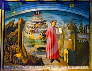Michelino Dante Divine Comedy Painting Duomo Cathedral Florence