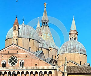 Domes of the basilica of Sant\'Antonio di Padova photo