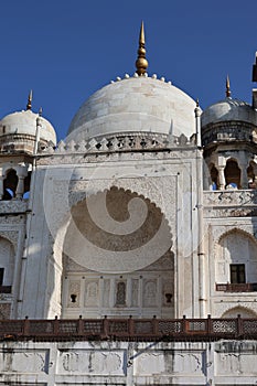Domes, Bini-ka Maqbaba Mausoleum, Aurangabad, Maharashtra, India