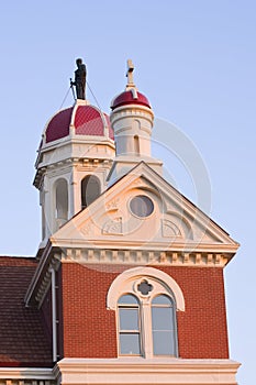 Domes of Cathedral in New Ulm