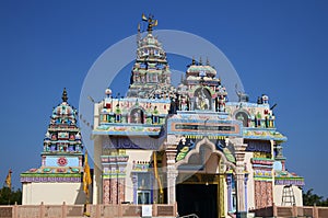 Domes of the Indian Temple, india, krsna temple.