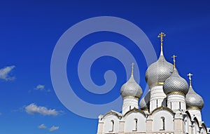 Domes of Kremlin of Rostov Veliky