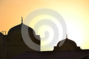 Domes of mosques photo