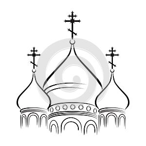 The Domes of Orthodox Cathedral