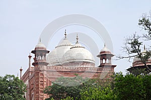 Domes of Rest house in Taj Mahal complex