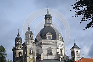 Domes and towers of old church