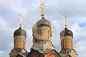 Domes of the Znamensky monastery