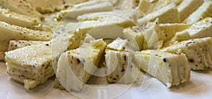 Domestic Cheese in Virgin Olive Oil photo