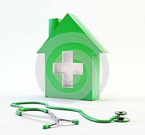 Domestic healthcare symbol