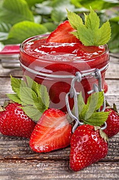 Domestic strawberry jam