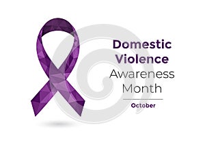 Domestic Violence Awareness Month for web and print