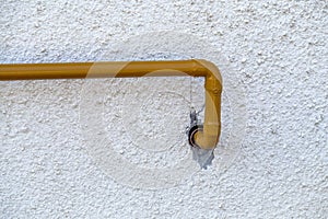 Domestic yellow gas pipe