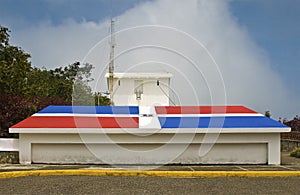 Domincan Republic Concrete Flag