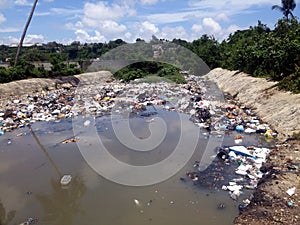 Domingo Savio ravine garbage in Santo Domingo