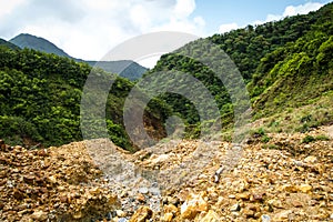 Dominica Boiling Lake Hike Landscape