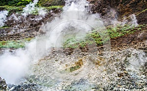 Dominica Boiling Lake Hike Landscape