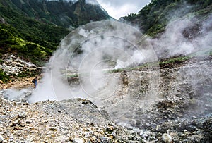 Dominica Boiling Lake Hike Landscape