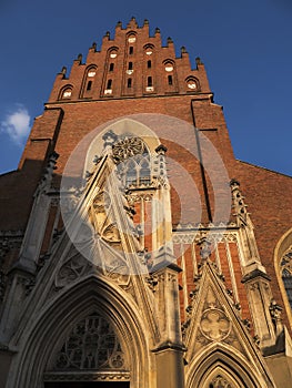 The Dominican Church in Krakow Poland