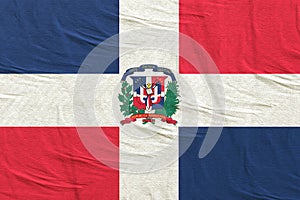 Dominican Republic flag waving