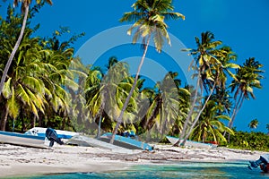 Dominican Republic, Punta cana, Saona Island - Mano Juan Beach.