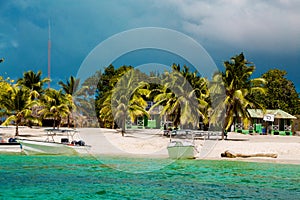 Dominican Republic, Punta cana, Saona Island - Mano Juan Beach. photo