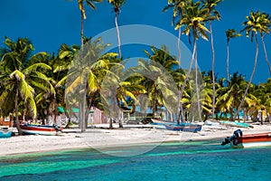 Dominican Republic, Punta cana, Saona Island - Mano Juan Beach. photo