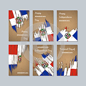 Dominicana Patriotic Cards for National Day.
