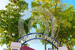 Domino Park Miami Calle Ocho sign photo