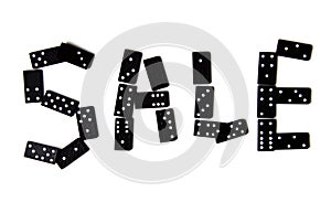 Domino sale sign