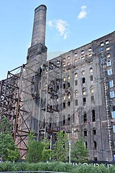 Domino Sugar Refinery in Brooklyn, New York