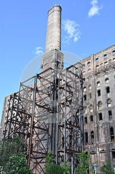 Domino Sugar Refinery in Brooklyn, New York