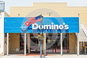 Dominos Pizza and American Flag