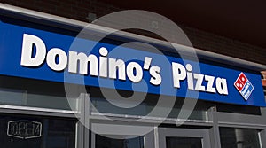 Dominos pizza letters