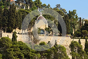 Dominus Flevit Church in Jerusalem, Israel