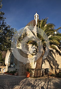 Dominus Flevit Church - Lord Wept in Jerusalem. Israel