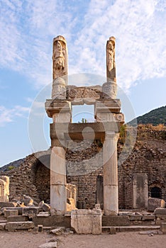 Domitian Temple in Ephesus Turkey