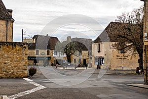 Domme old medieval town, Perigord Noir in Dordogne France