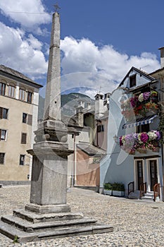 Domodossola, Piedmont, Italy: historic buildings