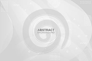 Dompbackground: Abstract Curvy Stripe White Background