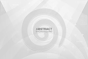 Dompbackground: Abstract Curvy Stripe White Background