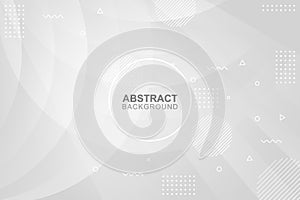 Dompbackground: Abstract Curvy Stripe White Background