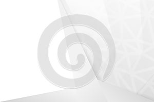 Dompbackground: Triangular White Grey Background