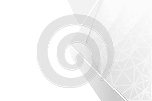 Dompbackground: Triangular White Grey Background