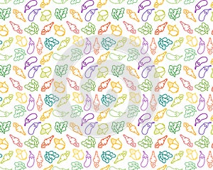 Domppattern : Vegetable Seamless Pattern photo