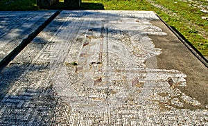 Domus Roman mosaics at the archaeological ruins of Conimbriga