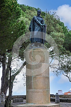 Don Alfonso Henriques Statue - Lisbon, Portugal photo