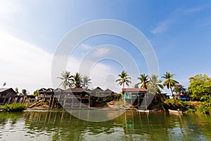 Don Det from boat Mekhong