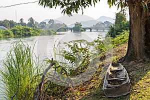 Don Det Island,Mekong riverside view, 4000 Islands,Si Phan Don,southern Laos