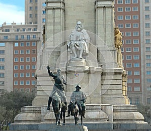 Don quijote and sancho panza photo