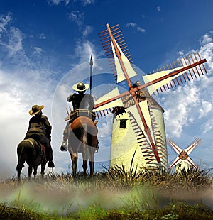 Don Quixote and Sancho Panza